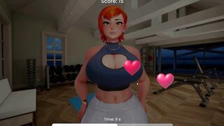 Get ready for a wild ride as I tease Stepsis at the gym with my giant cock in 3D! - 9 image