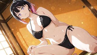 Akane Banashi in cosplay gets a hot jolt in this uncensored Japanese Asian Hentai Anime Game