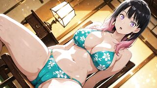 Akane Banashi in cosplay gets a hot jolt in this uncensored Japanese Asian Hentai Anime Game
