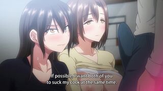 Kyonyuu ga Futari Inai anime: Hardcore oral action with busty boobs! - 4 image