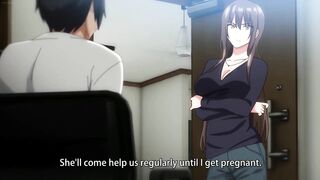 Kyonyuu ga Futari Inai anime: Hardcore oral action with busty boobs! - 8 image