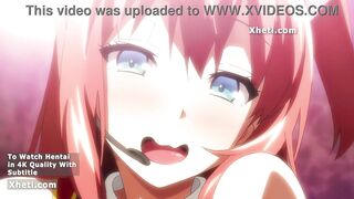 Watch this hot anime babe with perfect tits and ass get a hot cumshot