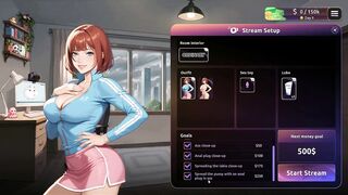 Watch as My Waifu Stream goes wild as she gets paid for her debt with a hardcore anal plug in her huge tits!