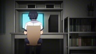 Blindfolded masked dude nails a hot nerd in a hot hentai - 10 image