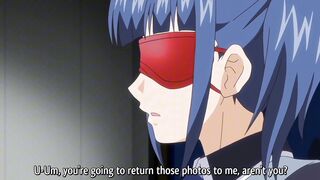 Blindfolded masked dude nails a hot nerd in a hot hentai - 2 image