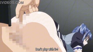 Blindfolded masked dude nails a hot nerd in a hot hentai - 6 image