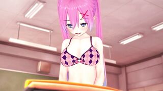 Get a sneak peek of curvy teen getting off with her favorite toy in 3D hentai - 2 image