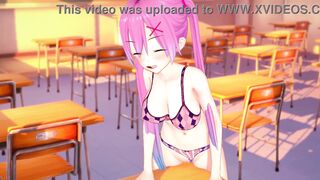 Get a sneak peek of curvy teen getting off with her favorite toy in 3D hentai