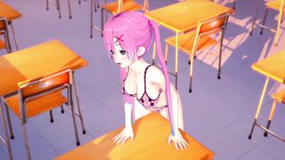 Get a sneak peek of curvy teen getting off with her favorite toy in 3D hentai - 6 image