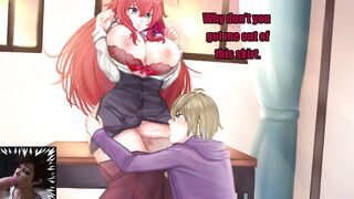 Get ready to follow Futa Rias as she goes wild with dildos in Chapter 4 of her JOI hentai - 4 image