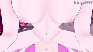 Nanase Suzuna and Yuhi Riri get down and dirty in a hardcore POV hentai game