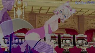 Bunny Girls Bunny and Mococo indulge in intense sex with big boobs and anime-inspired hentai action - 8 image