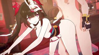 Sparkle Sex 3D Hentai Animation: Honkai Star gets rails & sex in 3D