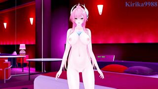Lynae and Aemeath go wild in hot anime hentai action