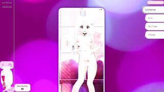 Watch Neko Waifu's steamy hentai playtime with other players!
