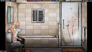 Watch the landlord's lustful desires being satisfied in this 3D hentai game! - 4 image