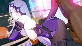 Black Swan Ecchi Animation: Honkai Star's Rail gets a hardcore pounding