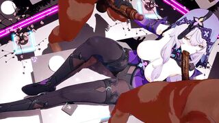 Black Swan Ecchi Animation: Honkai Star's Rail gets a hardcore pounding