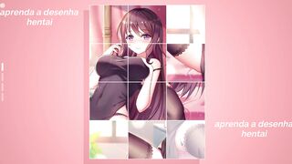 Watch this anime hentai girl play a game of war with her peitao and bundao