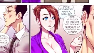 Enjoy the ultimate hentai experience with this hot babe in a wild boa session
