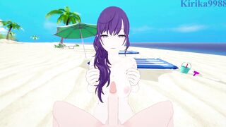 Watch Hinomori Shiho and Asahina Mafuyu get wild in this POV hentai with big boobs and hentai - 7 image