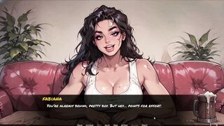 Watch this busty Latina tease and seduce a Gringo Tourist in Rio [ Hentai Game]!