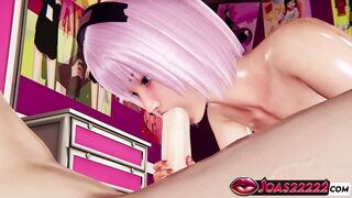 Sakura Haruno's 3D Hentai - Hot Handjob Stroking & Cum-in-the-Mouth Animation - 9 image