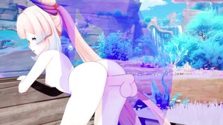 Compilation of Genshin Impact's anime hentai featuring Kokomi, Hentai animation