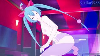 Leo and Wonderlands: Hatune Miku gets her pussy pounded in intense sex game with Oppai - 10 image