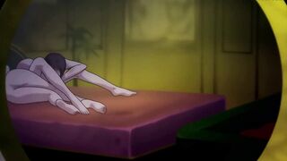 Compilation of Yuri and her lesbian lover getting frisky in this steamy hentai
