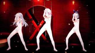 Wolf hentai starring Star Rail & Clara in MMD action
