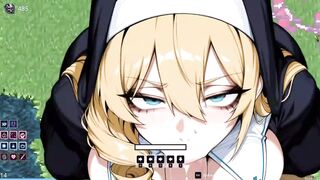 Sinful men can't resist the busty nun's desiring desires in Vampire Survivors Hentai Game - Sinful Survivors Demo 1 - 7 image