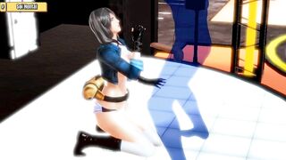 Get a hot creampie from a sexy hentai 3D girl as she gets her big ass and tits drilled by the computer's massive cock