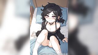 Sexy hentai #01: A hot cumshot in every hole!
