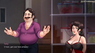 Summertime Saga 40: Breeding his Wife with a Hot Creampie - A Japanese Hentai Game