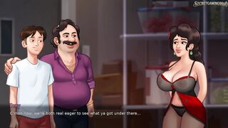 Summertime Saga 40: Breeding his Wife with a Hot Creampie - A Japanese Hentai Game