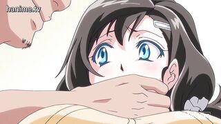 Watch this hentai wife get fucked while husband snoozes soundly