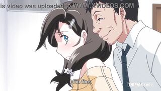 Watch this hentai wife get fucked while husband snoozes soundly