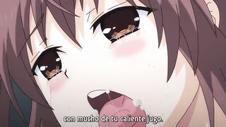 Spanish slut gets her holes drilled in hot hentai action