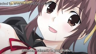 Spanish slut gets her holes drilled in hot hentai action