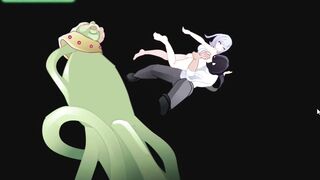 Get ready for a wild ride as hentai game with busty babe in pantyhose in Another World! - 8 image