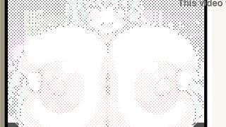 Busty hentai sex animation: Touhou Sana Pixel's hentai game with a sexy girl