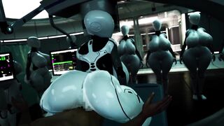Sexy Robots & Huge Teds Get it on in 3D Hentai Action - 5 image
