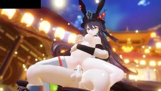 Genshin Impact's anime hentai - Hu Tao fucks you hard in this hardcore anime action