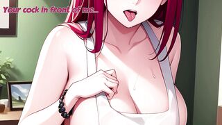 Kushina's tight ass gets tested with new technique & cum in mouth - Hentai JOI