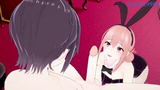 OreGairu Hentai Bunny Girl gets wild with Mrs. Yuigahama - intense sex in 3D!