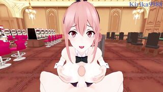 OreGairu Hentai Bunny Girl gets wild with Mrs. Yuigahama - intense sex in 3D!