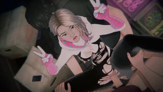 Gwen Stacy gets her tight ass drilled and creampied in a wild 3D hentai with bound Spider-Heroine