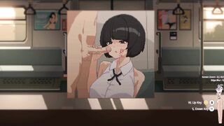 Get up close and personal with Reina's busty anime game & busty porn scene! - 2 image