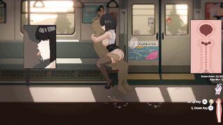 Get up close and personal with Reina's busty anime game & busty porn scene! - 4 image